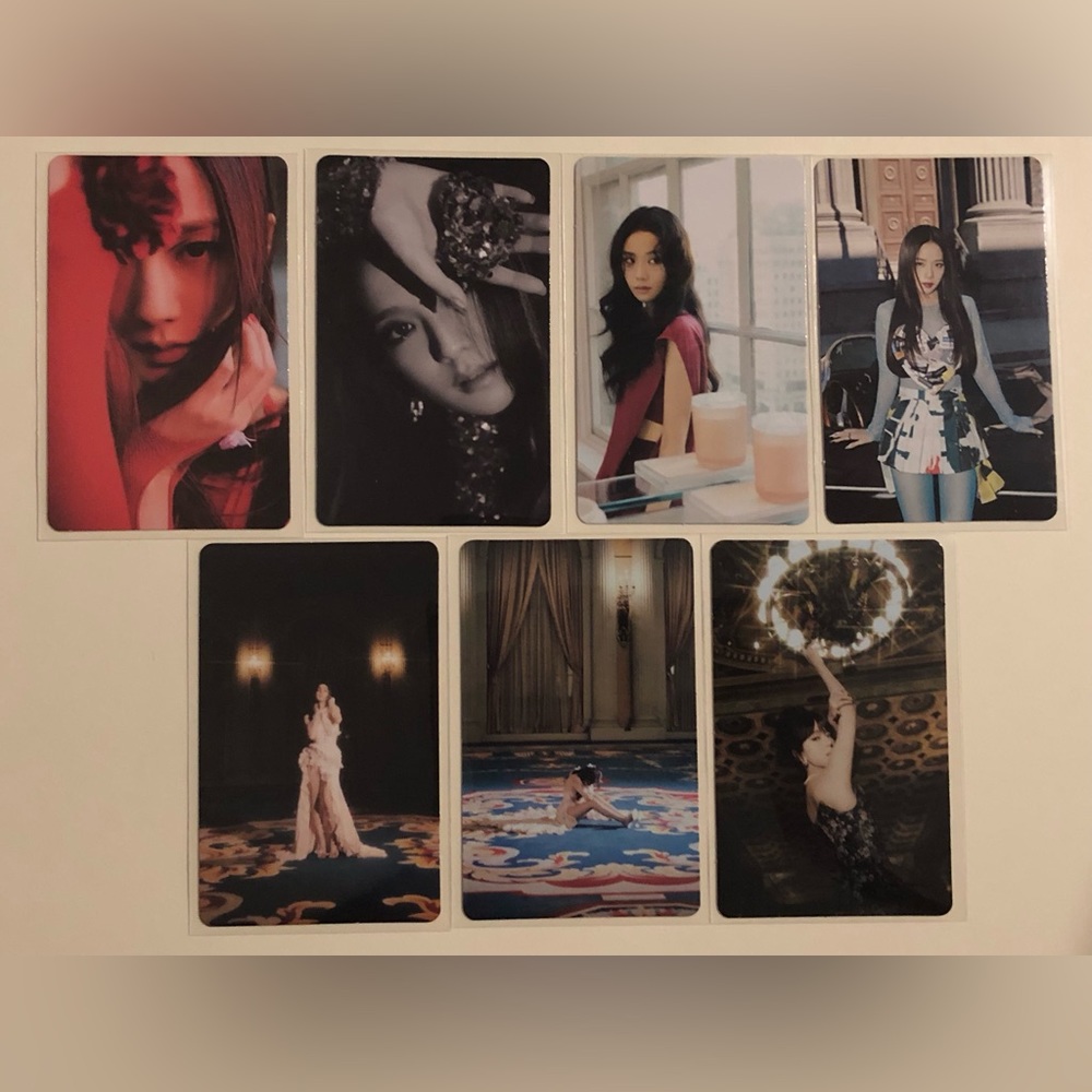 BLACKPINK Jisoo Solo album Photocard set of 7